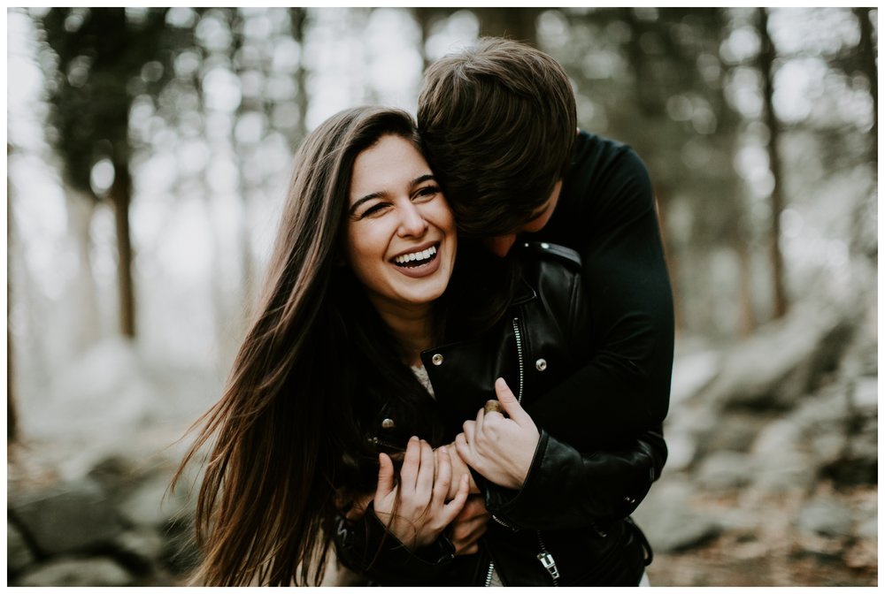 playful, earthy engagement session