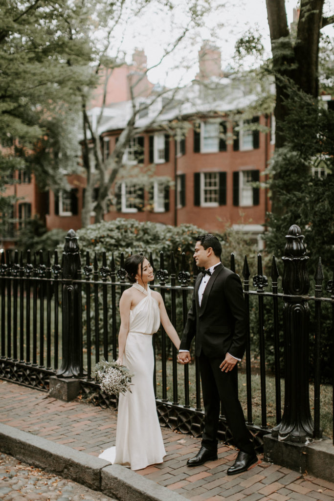 Retratos de boda en Beacon Hill Boston