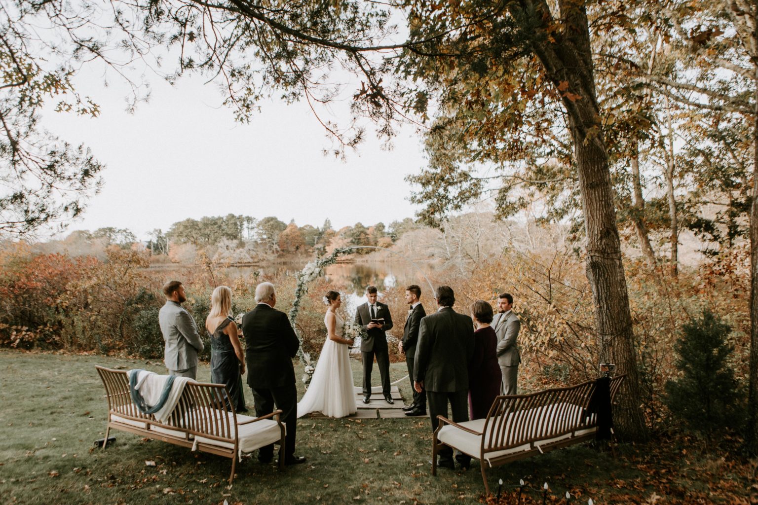 An Intimate Backyard Wedding in Cape Cod - Scarlet Roots Photography